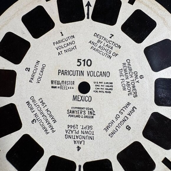 Vintage View-Master Reel 510 Paricutin Volcano Mexico Kodachrome 3D Pictures By - Picture 3 of 3